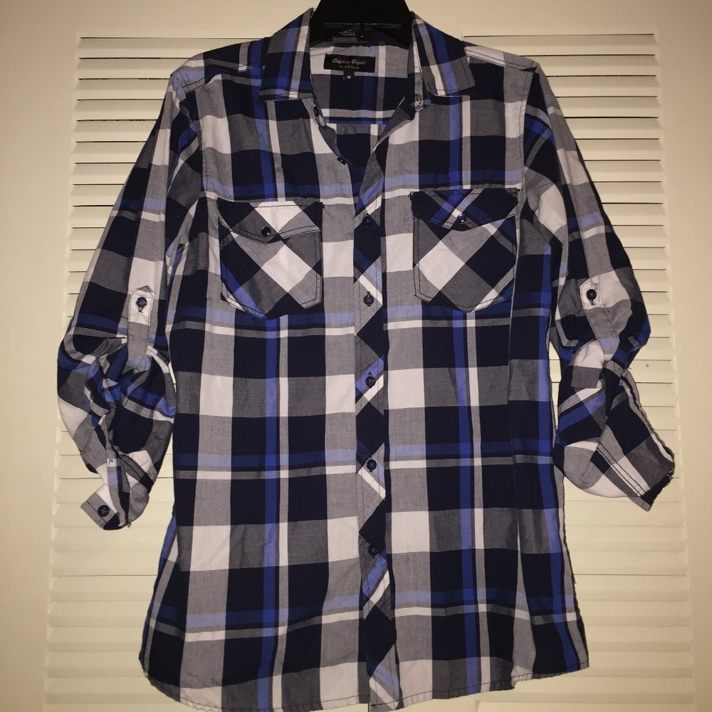 Eighty Eight Plantinum button down shirt